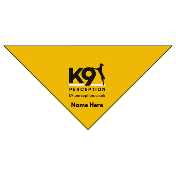 K9 Bandana Yellow Thumbnail