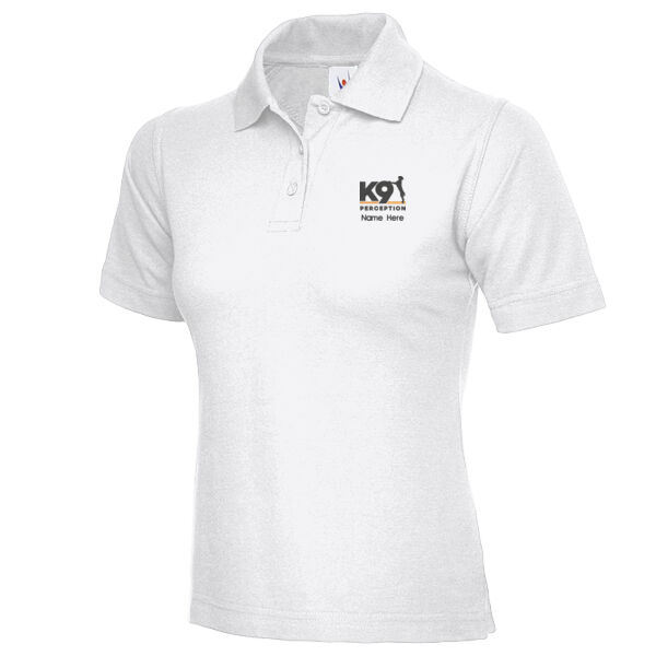 K9 Ladies Polo White Thumbnail